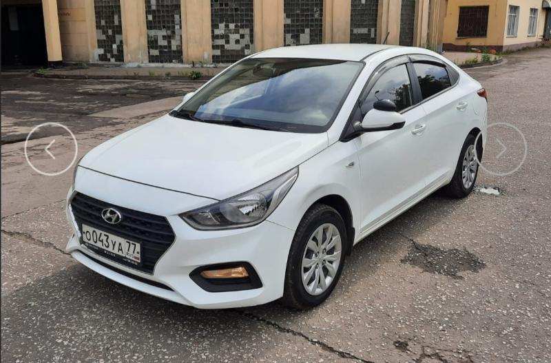 ������ ���������� HYUNDAI SOLARIS 2018 �.�.